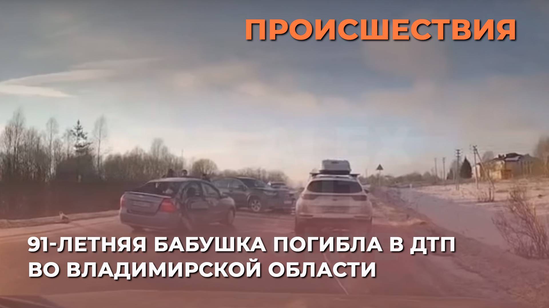 91-летняя бабушка погибла в ДТП во Владимирской области