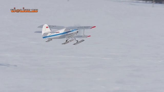 Модель АН-2. Полёт зимой.