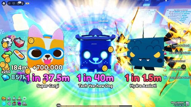 СЕКРЕТНЫЙ СПОСОБ В ПЕТС ГО! КАК ЛЕГКО НАЙТИ х1,000,000 УДАЧИ? PETS GO РОБЛОКС ROBLOX