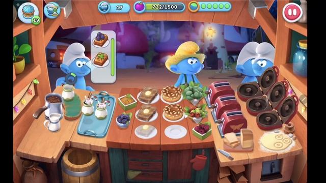 Smurfs The Cooking Game Level 46 🫐🍄 ➖ 🍩Restaurant 2 Doughnuts🍩 ➖ CaroGamesNL