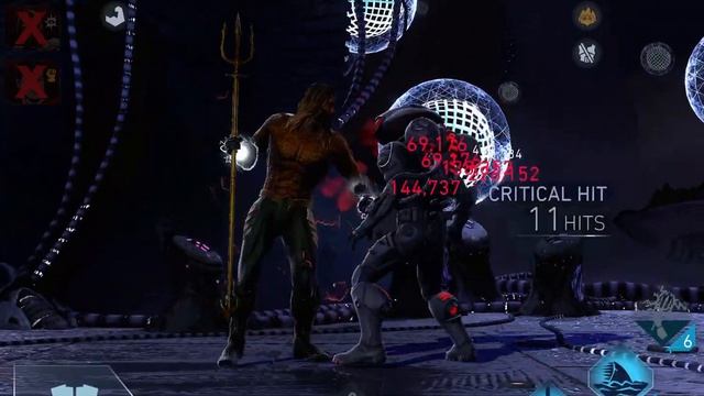 600 million - Boss Black Manta - Solo Raids Heroic 7 - Injustice 2 mobile