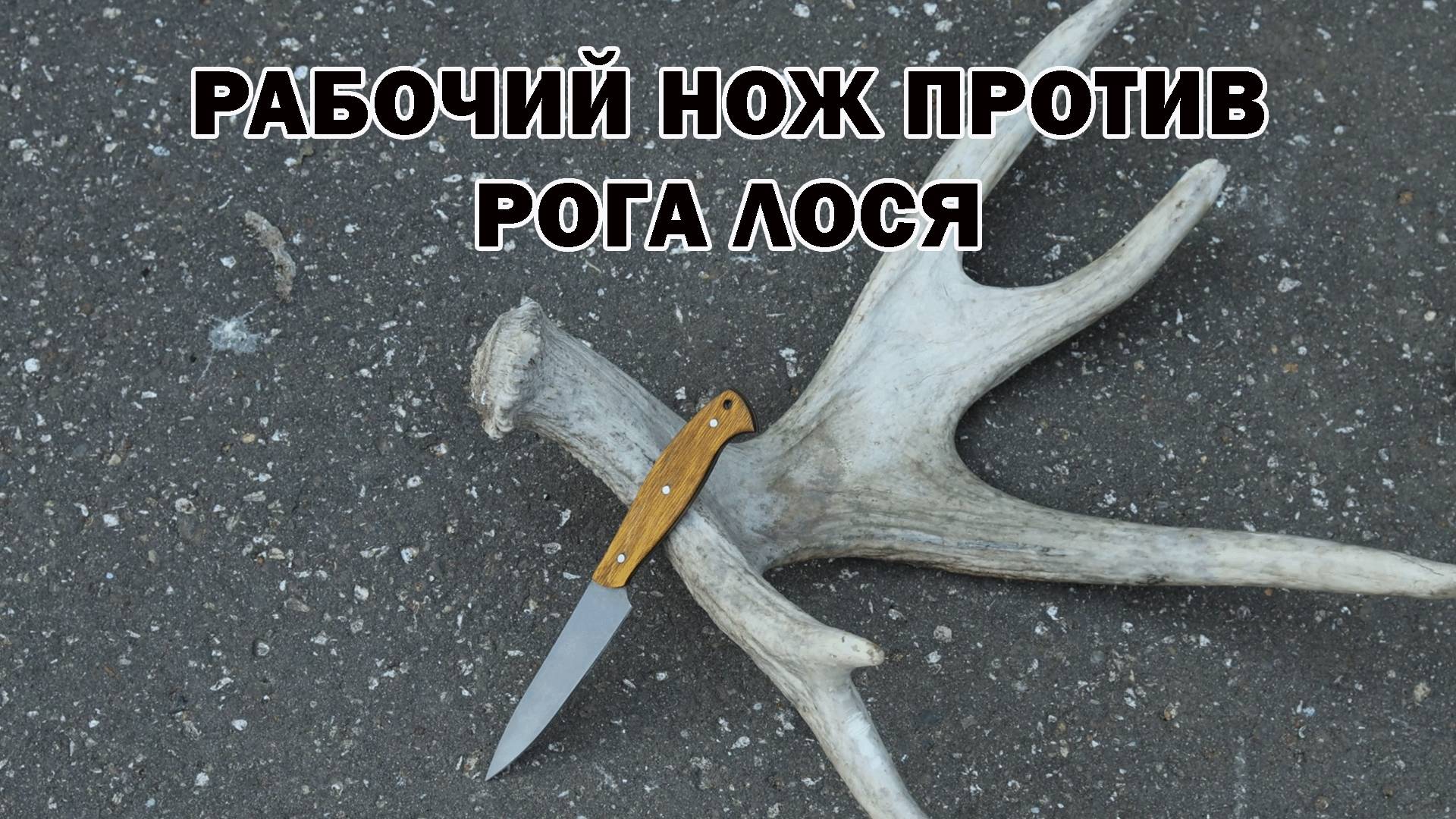 Проверяем Рабочий Нож на прочность