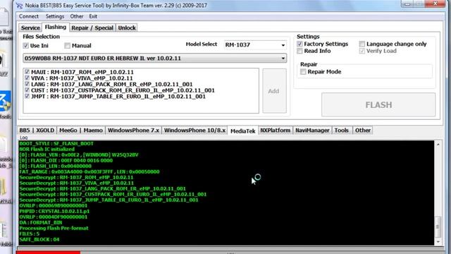 Nokia 130 RM 1037 Flashing With infinity Nokia Best Dongle