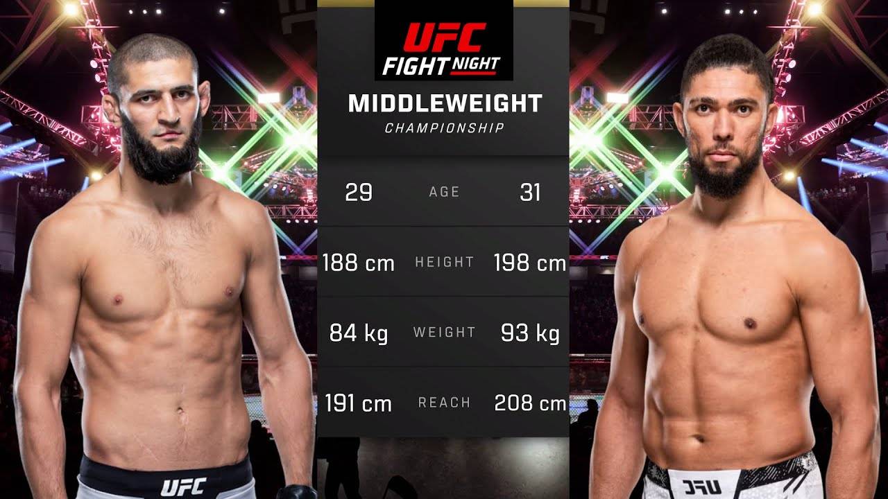 Хамзат Чимаев против Джонни Уокера - UFC 5