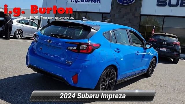 New 2024 Subaru Impreza RS, Glen Burnie, MD S24-3648