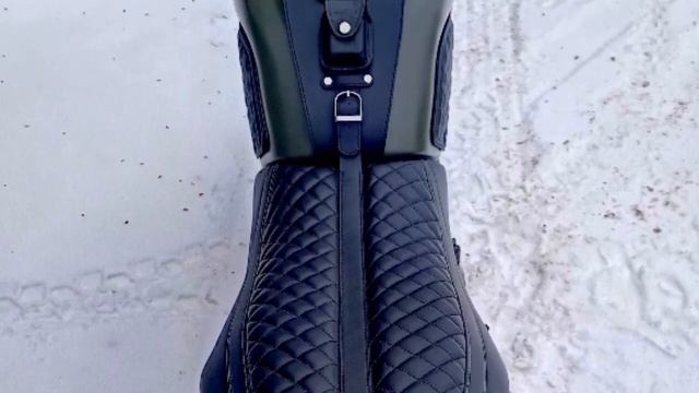 Geon Scrambler 250 2018 leather trim Sinelnikov Design