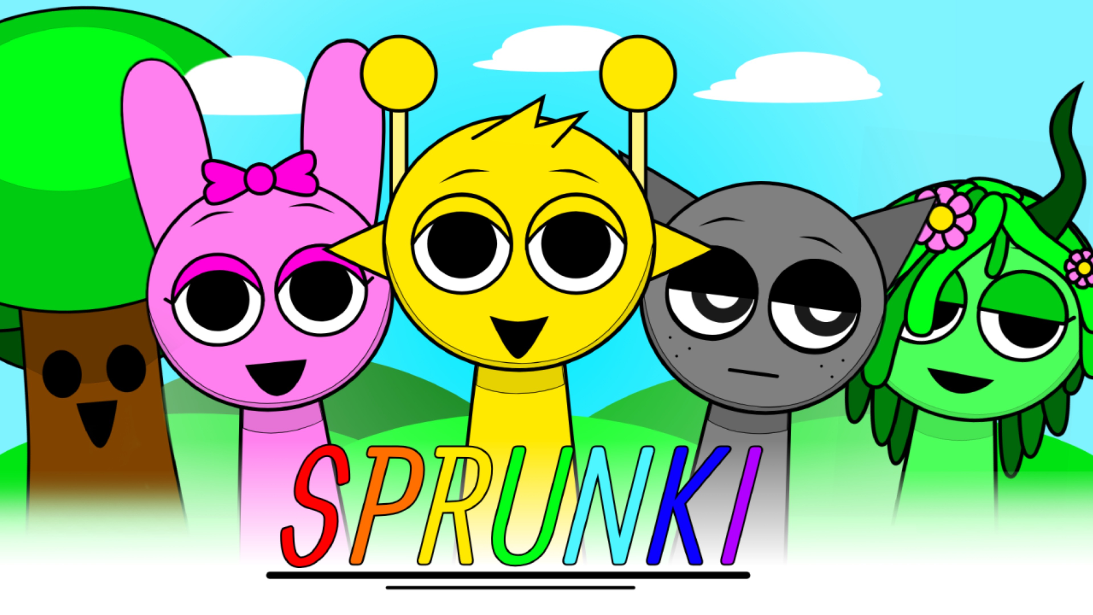 Спрунки играем вместе! Sprunki.