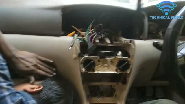 how to open Toyota Corolla dashboard