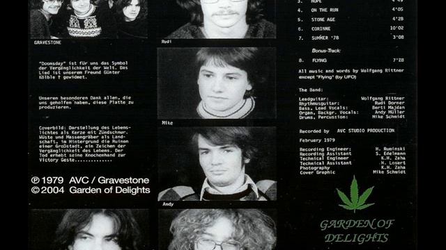 Gravestone - Doomsday 1977 LP - Life In The Coffin // Germany prog, fusion