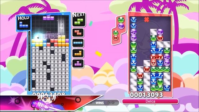 [Slight Disadvantage] Grand Master Tetris vs Delica (PC)