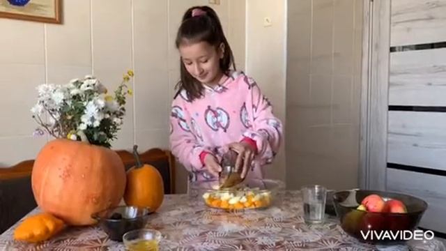 Гарбузово-фруктове рагу. Готує Улянка Афанасьєва