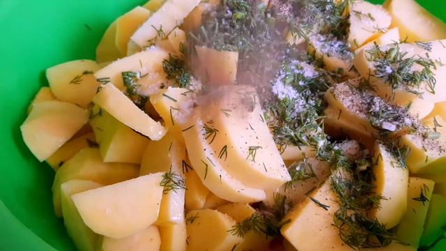 Курица и картошка в духовке.Вкусный ужин. Қазақша рецепт. Оңай рецепт.