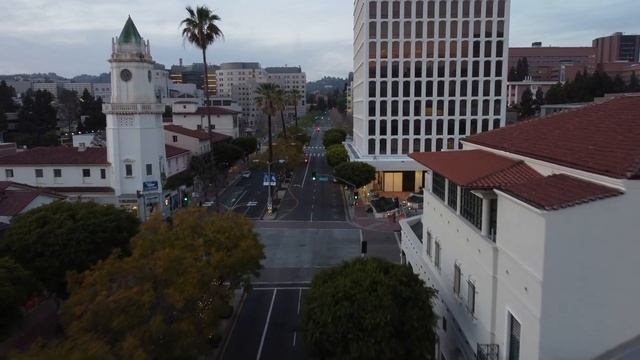 VCA4K - Westwood aerial tour - from Wilshire to UCLA (Los Angeles, CA)