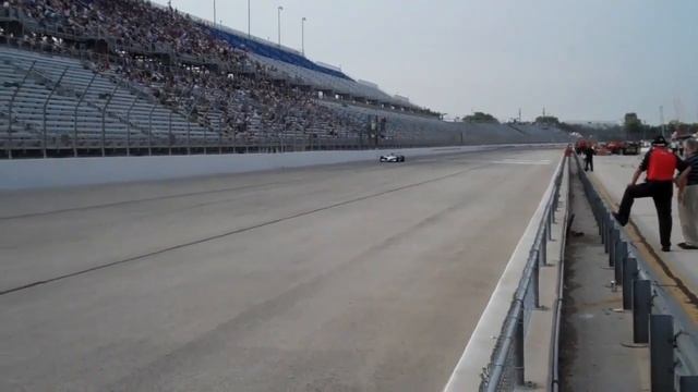 Alex Lloyd qualifying run at Milwaukee Mile on June 18, 2011