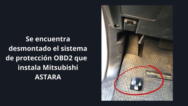 Intento robo Mitsubishi L200 OBD Block