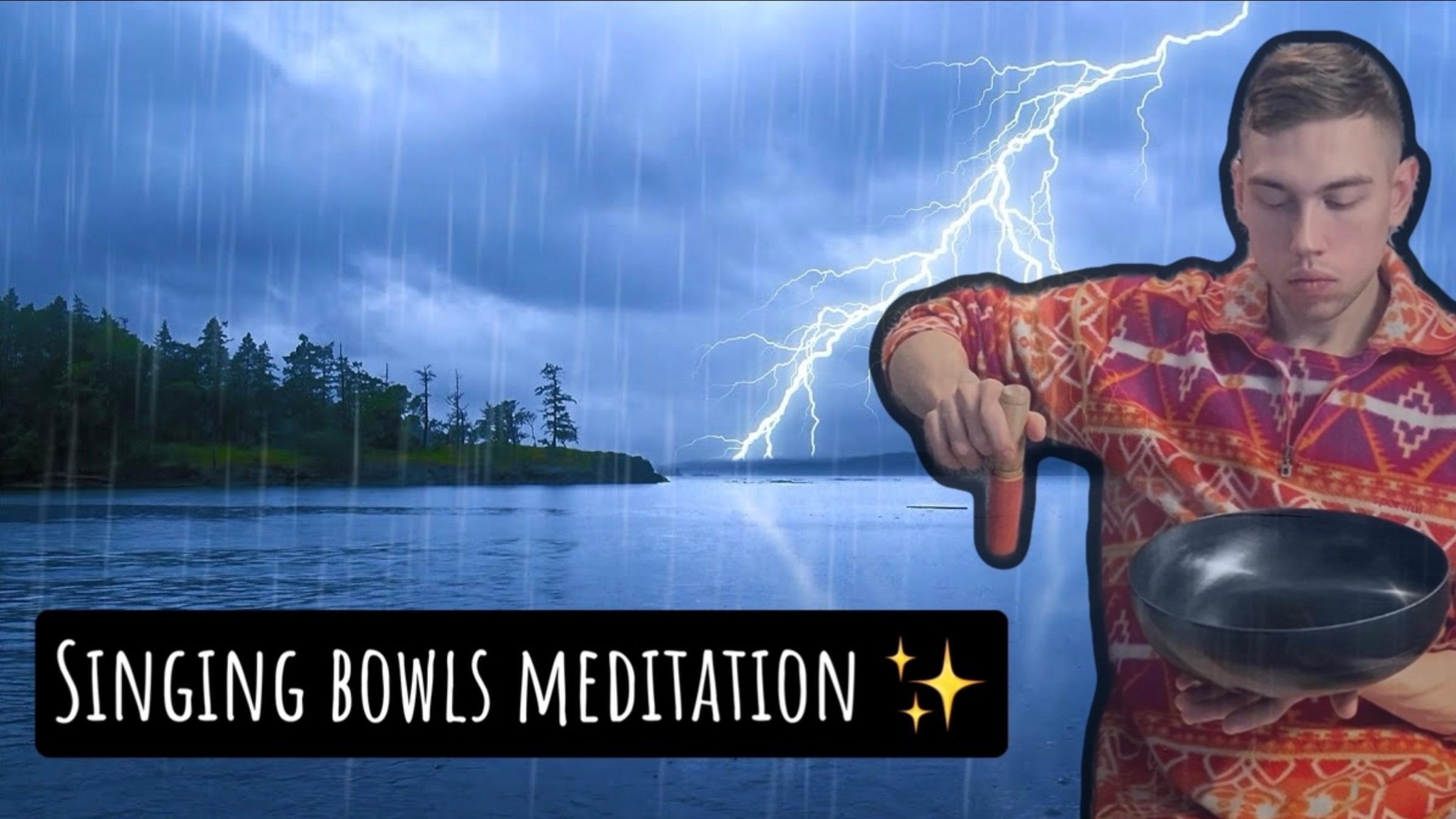 Singing bowls in rain 444Hz 🕉️