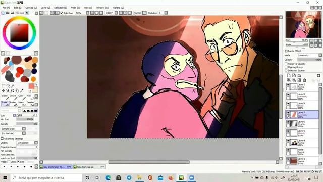 Team Fortress 2 (Speedpaint) - "Did I interrupt something?"