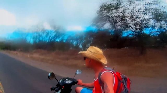 Maui ride on a 49cc Honda moped. Island Motion.