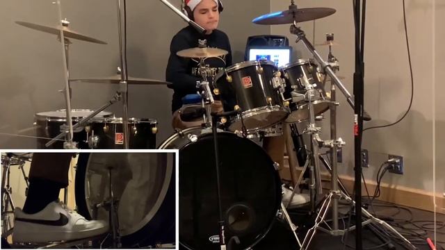Run Run Rudolph - Chuck Berry | Drum Cover | ONE ill Kid
