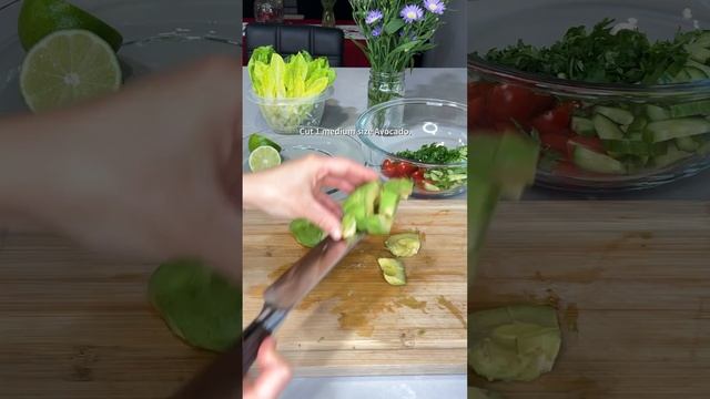 Fusion BLT Salad #recipe #food #salad #shorts