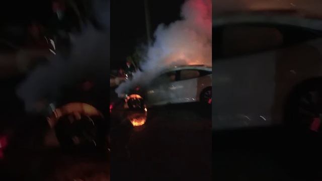 HONDA CIVIC 2020 CAUGHT FIRE CAUGHT ON CAMERA | ACCIDENT | WATCH NOW