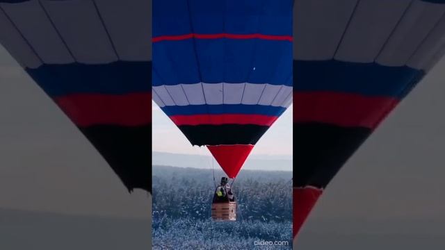 Байкал, Аршан, Тункинская долина, горы и воздушный шар