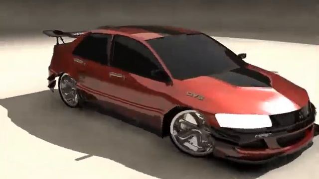 3ds max lancer evo 9