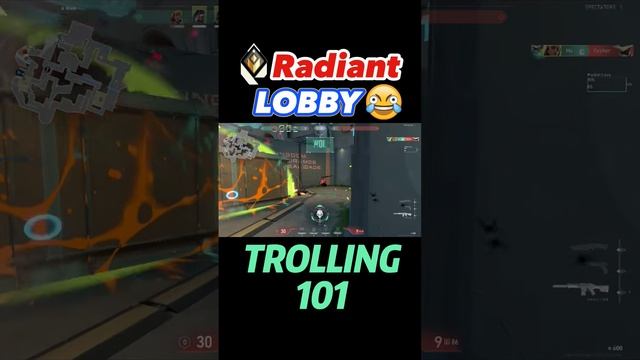When Radiants Troll 😂 Valorant #shorts #valorant