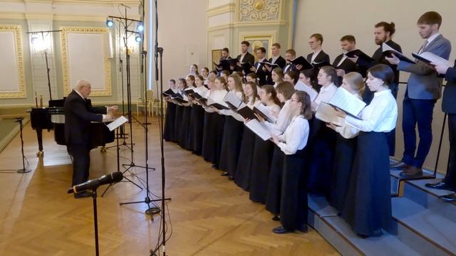 Бородин "Море". Сводный хор ФЦП ПСТГУ. Дирижер Владимир Любарский. Концертмейстер Виктор Зубов.