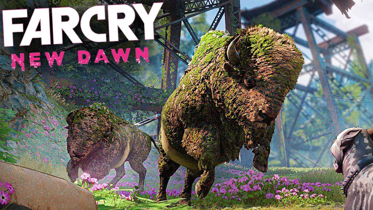 БИТВА С БИЗОНО-МУТАНТОМ | ПРОХОЖДЕНИЕ FAR CRY NEW DAWN БЕЗ КОММЕНТАРИЕВ