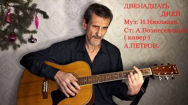 ДВЕНАДЦАТЬ ДНЕЙ. ( КАВЕР ) А.ПЕТРОВ.   VID20250113152551_converted_converted