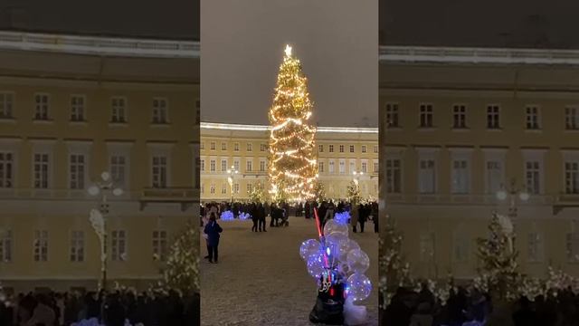 Горка на Дворцовой площади 💥НОВОГОДНИЙ Санкт-Петербург 2025