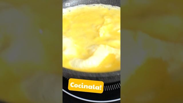 Tortillas de huevo para tacos, enchiladas o enfrijoladas