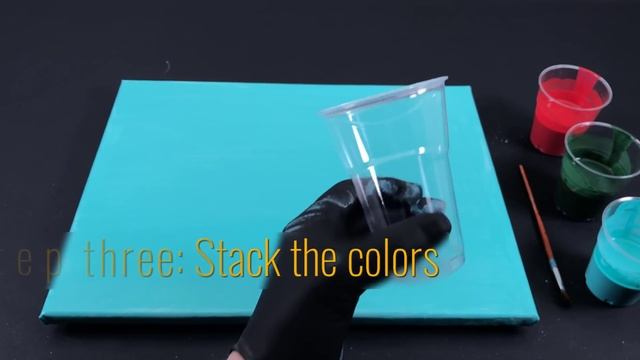 Small Budget Acrylic Pouring - Step by Step for Beginners