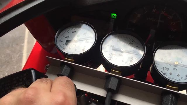 How to Synchronize starter valves (throttle body) on a Honda VFR 800 Vtec