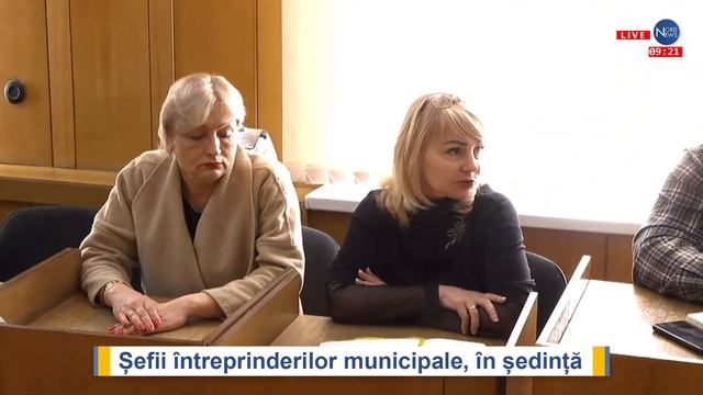 Șefii întreprinderilor municipale, în ședință