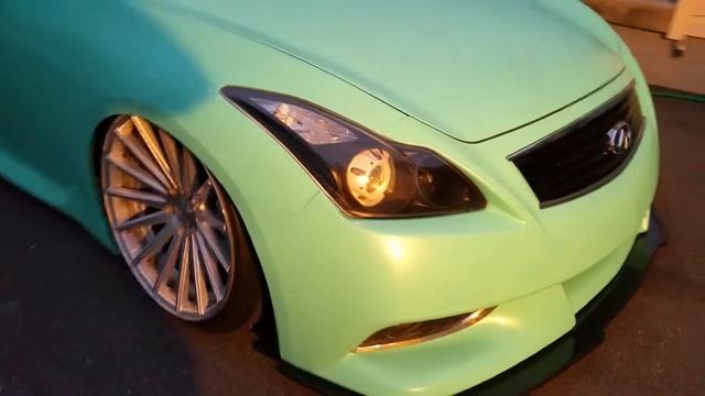 G37 vinyl wrapped mint by steve