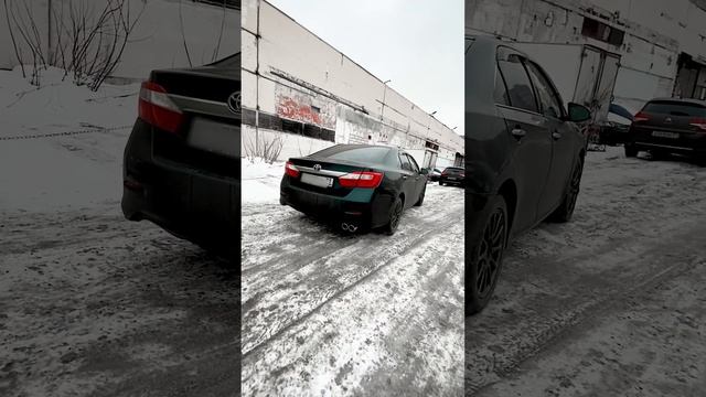 СПОРТИВНЫЙ глушитель на TOYOTA CAMRY 2.5 2015
