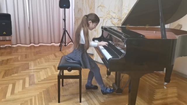 А. Самонов Этюд - картина "Метель"