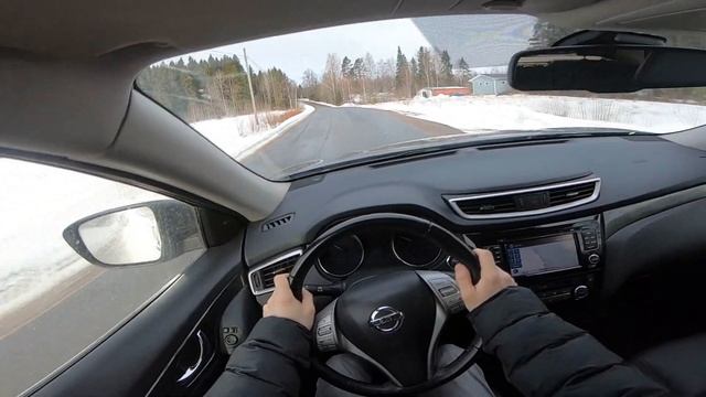 no talkin just driving Nissan Xtrail
