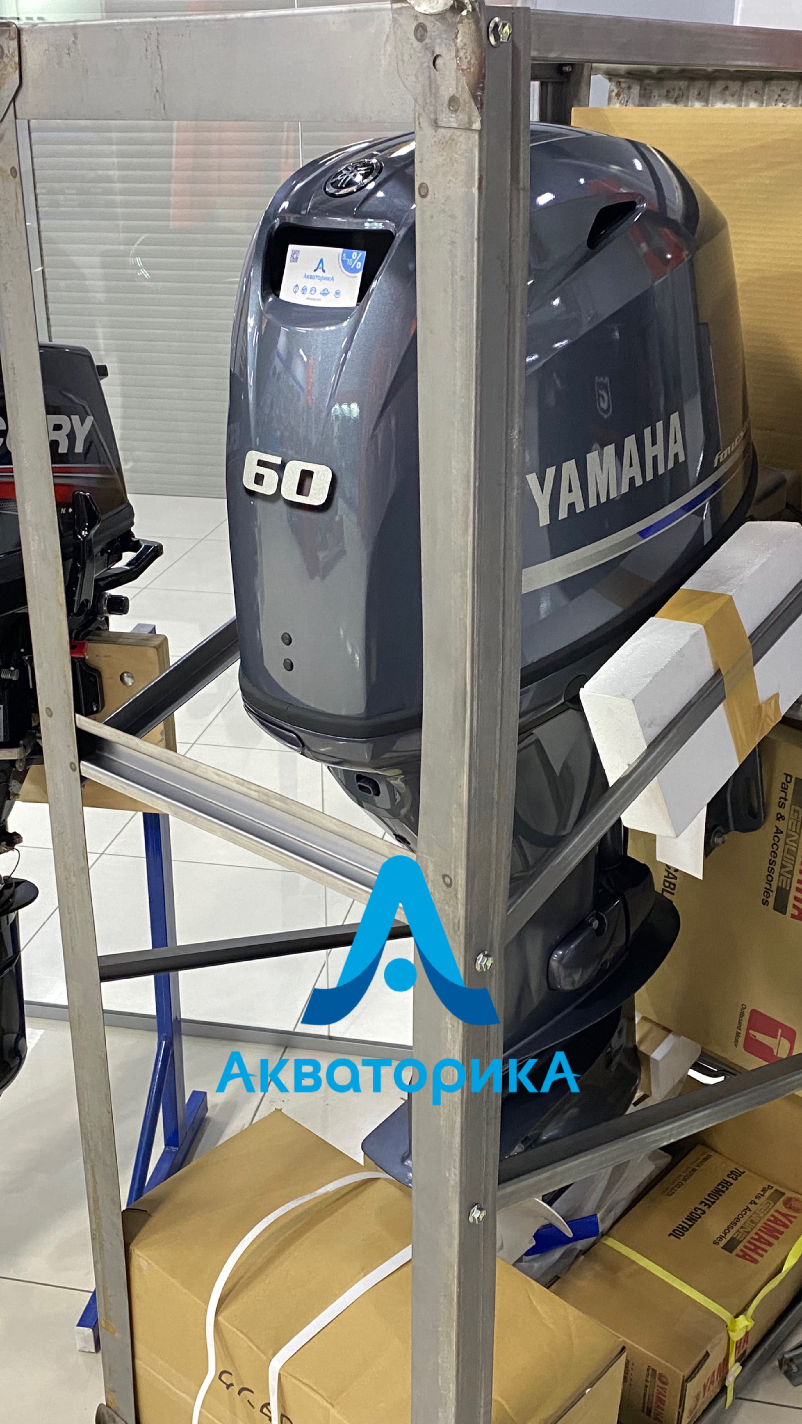 Новая Yamaha F60 FETL 
Вскрытие и распаковка коробки
