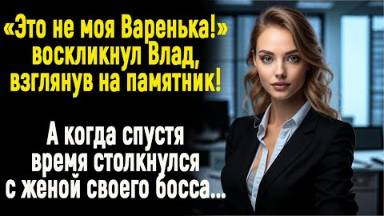 -Это не моя Варенька! воскликнул Влад, взглянув на памятник. А когда спустя время увидел жену босса