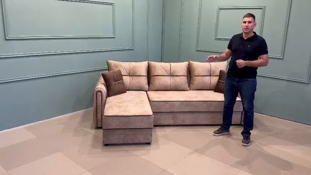 Видеообзор диван угловой Римини