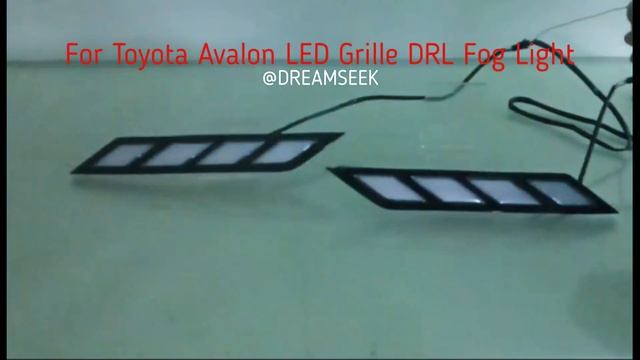 Dreamseek LED DRL for Toyota Avalon 19-22 Front Grille Lamp Daytime Running Light with Turn Signal