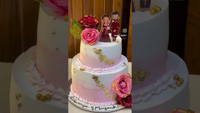 2 tier Wedding anniversary cake 🎂 #shortsviral #cake #viralshort