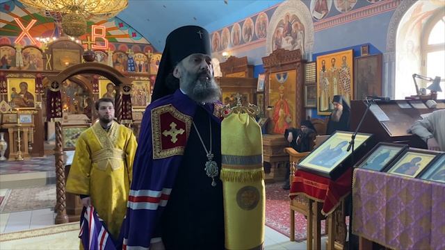 Архиепископ Тихон посетил Михайло-Афонскую пустынь в дни попразднства Рождества Христова