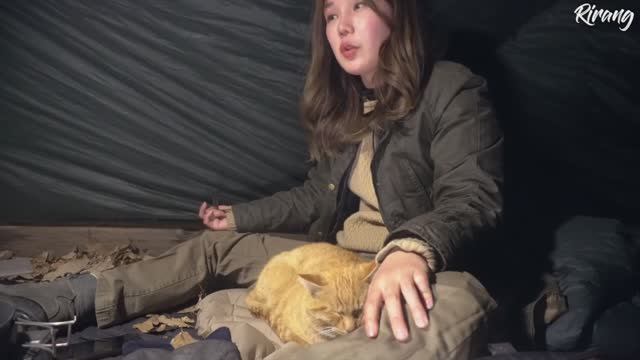 RIRANG ONAIR поход в одиночку без палатки  Кот и спальный мешок