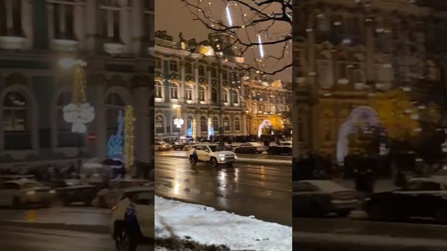 Дворцовый мост💥НОВОГОДНИЙ Санкт-Петербург 2025