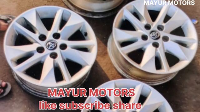 Innova alloy 15 change#Toyota Innova alloy wheels change 16" inch#Toyota Innova modified#205/65/R 1