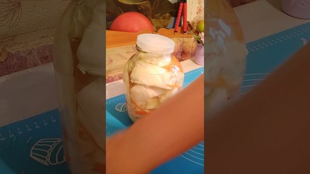 #Shorts/СОЛЁНАЯ КАПУСТА, КРУПНЫМИ КУСКАМИ/SALTED CABBAGE/咸菜Xiáncài/@ВКУСНАЯ КУХНЯ. АЛЛА КОРБУТ
